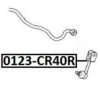 ASVA 0123-CR40R Rod/Strut, stabiliser